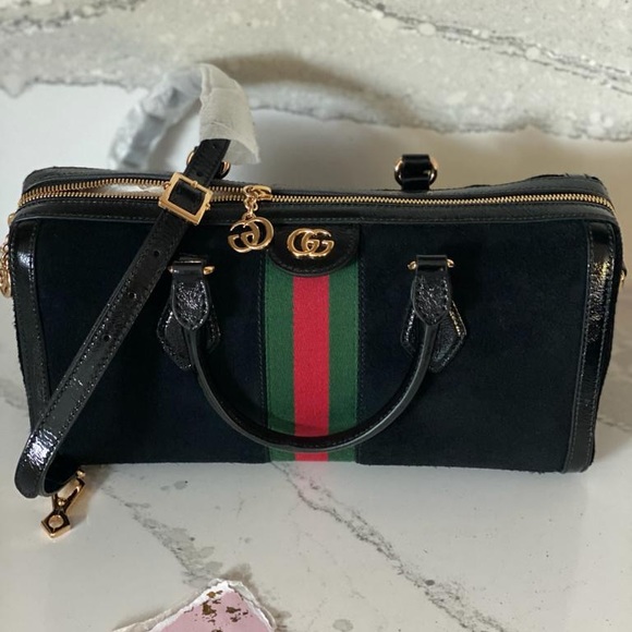 gucci ophidia suede clutch